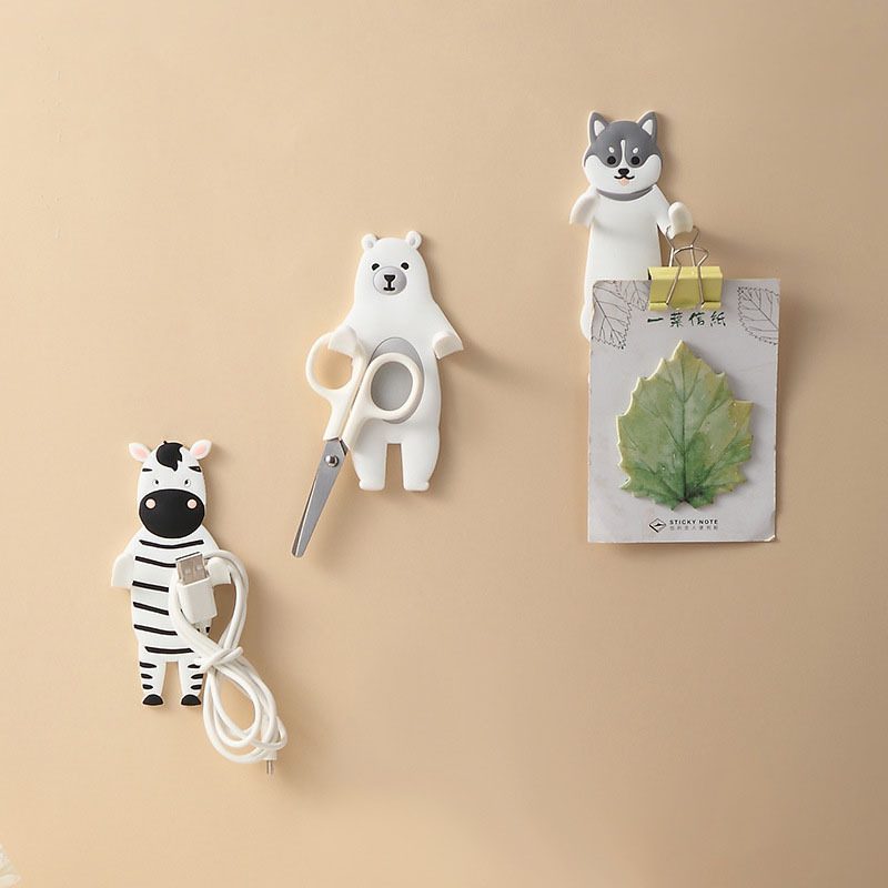 Animal Hook Bendable Reusable Strong Self Adhesive Door Wall Hangers Hooks - Image 2