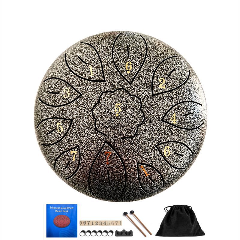 6-inch 11-tone Ethereal Drum C Steel Tongue Drum - Image 10