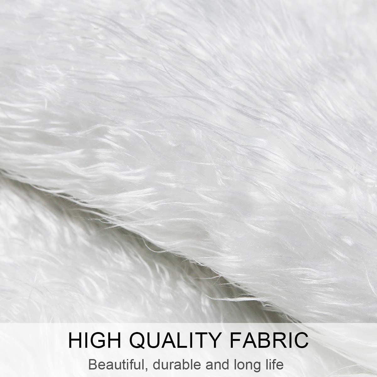 White Christmas Tree Skirt Plush Faux Fur Xmas Tree Carpet Merry Christmas Tree Decorations Ornament New Year Navidad Home Decor - Image 4
