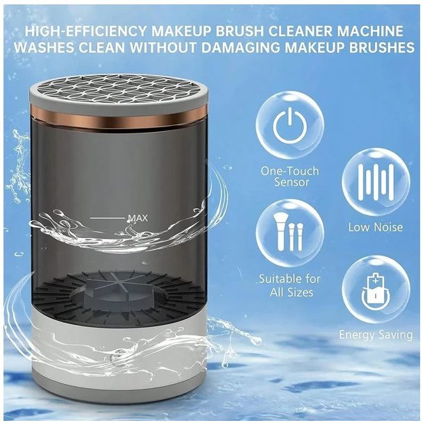 Automatic Brush Cleaner Electric Makeup Brush Cleaning Machine Fast Clean Dryer - Image 4