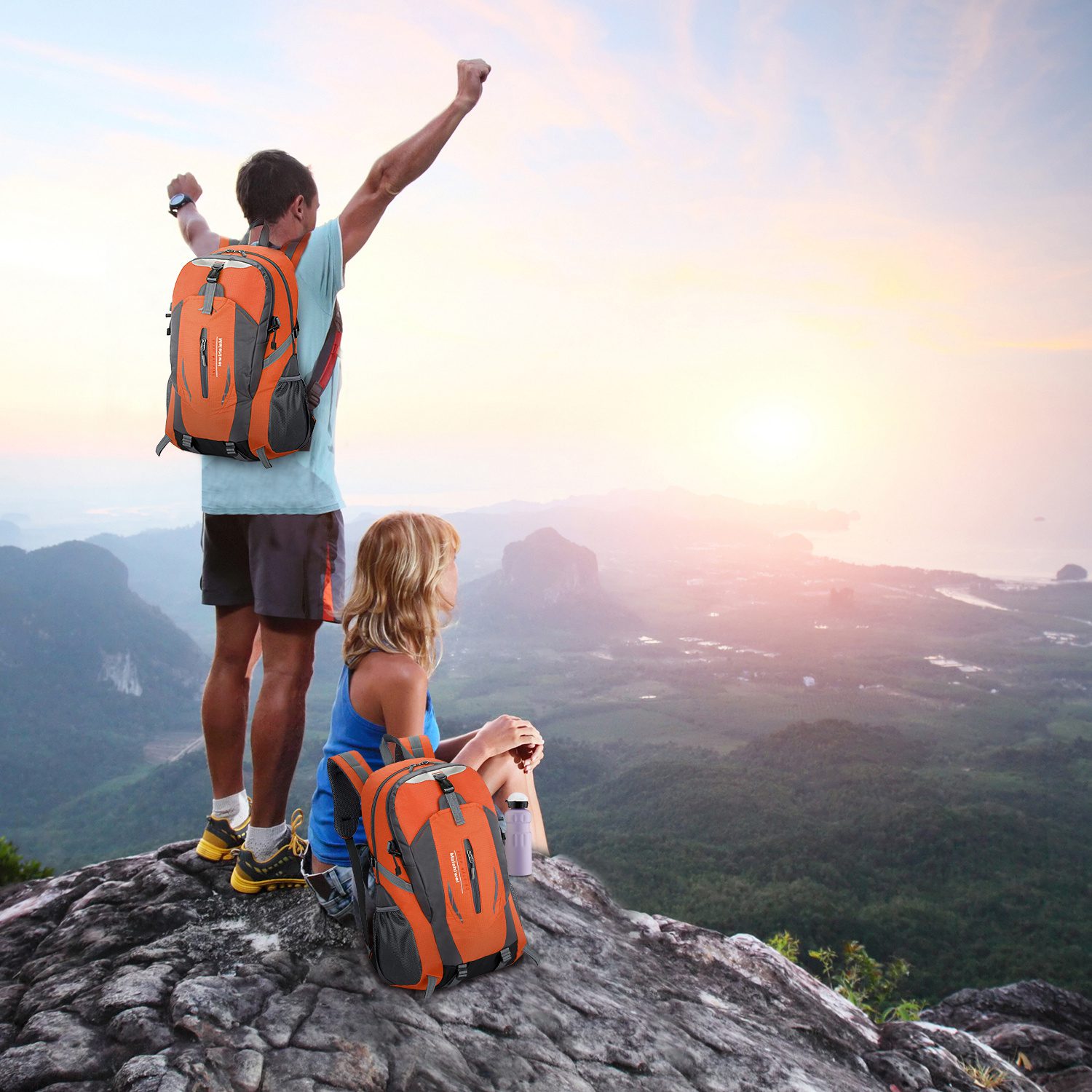 36L Outdoor Backpack Waterproof Daypack Travel Knapsack - Image 10