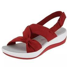 Women's Simple Fish Mouth Sponge Cake Sole Amazon Roman Sandals - Image 4