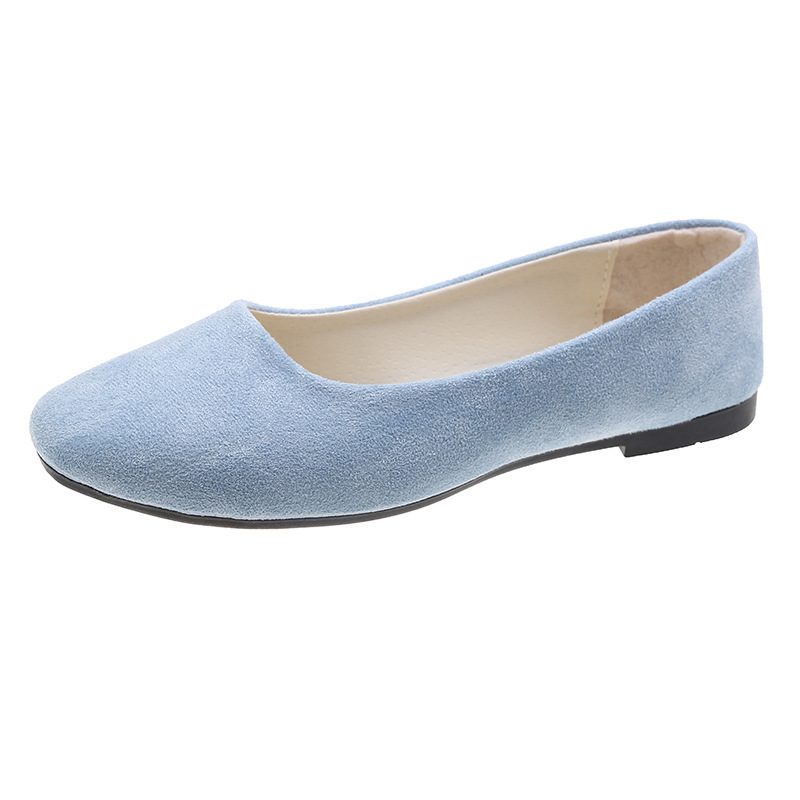 Suede Low-cut Pumps Womens Shoes Plus Size - Image 9