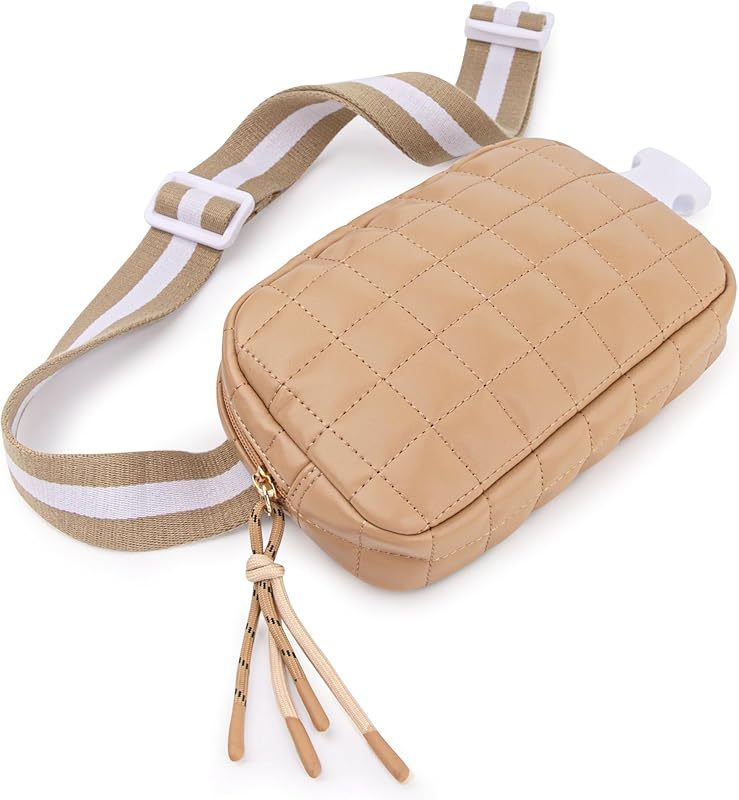 Viva Terry Women's Quilted Waist Pack Small Puffy Sports Bag Adjustable Strap Ideal For Running, Travel, Hiking, And Fitness - Image 2