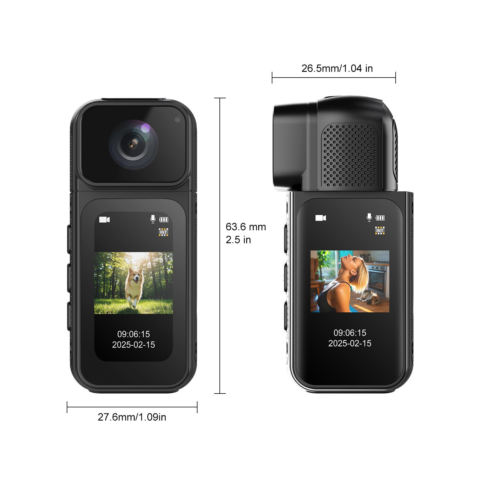 كاميرا الإبهام S80 بيضاء - 64G متوفرة على جميع المنصات، لون الشحن أبيض كما هو موضح في الصورة الرئيسية. - الصورة 8