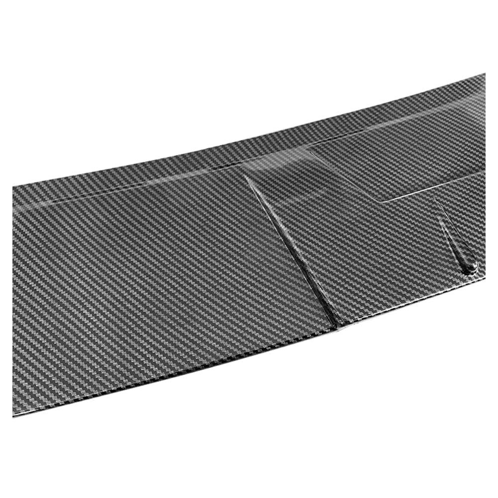 Fits 14-23 Infiniti Q50 V Style Carbon Fiber Print Rear Window Roof Spoiler Wing - Image 6