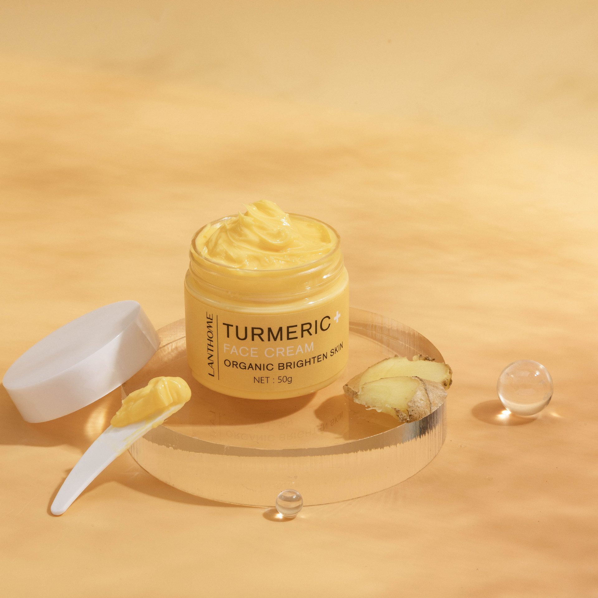 Turmeric Essential Oil Skincare Set Moisturizes And Repairs Skin Brightens And Hydrates To Relieve Dull Skin - Image 3