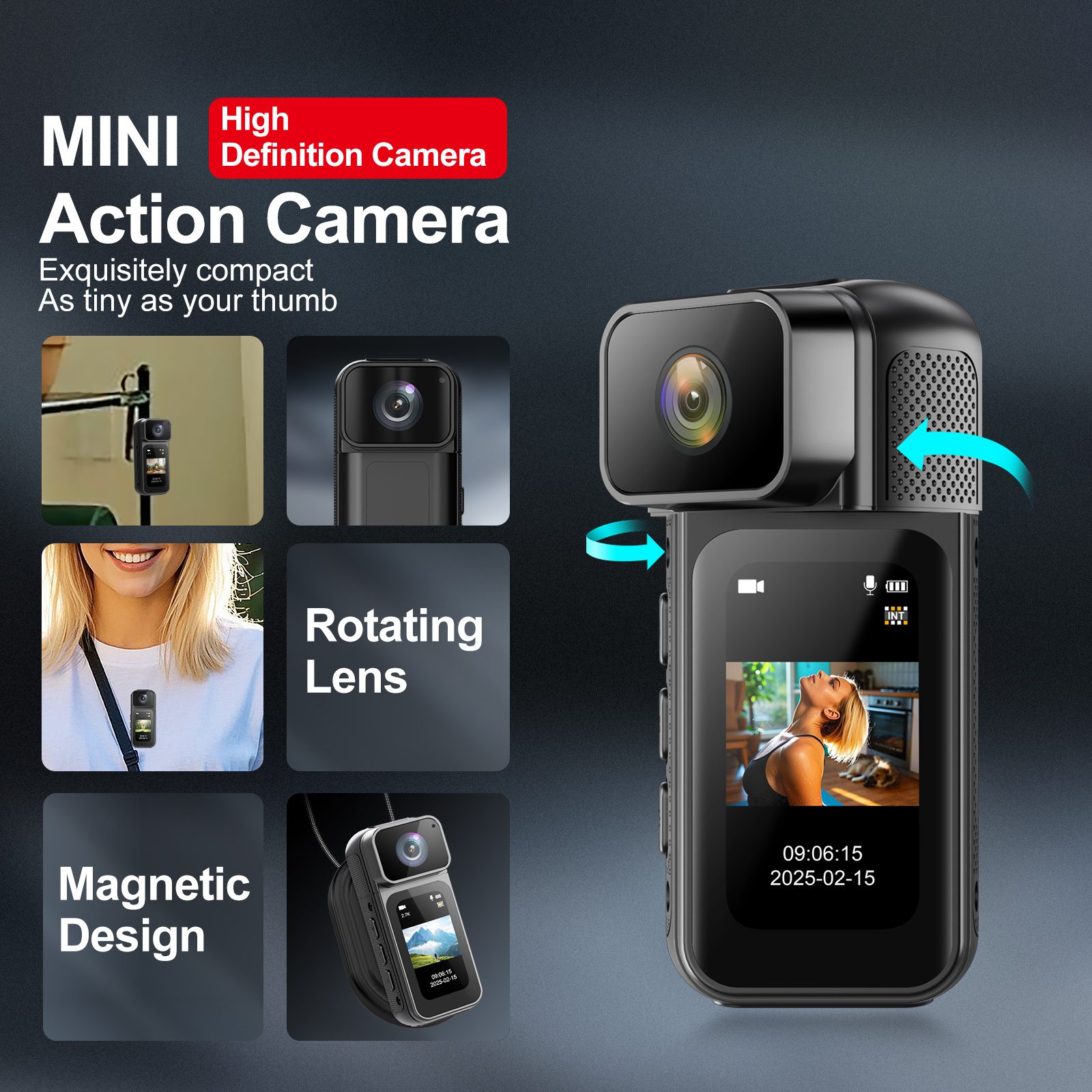 S80 Thumb Camera Black-64GAvailable On All Platforms,The Shipping Color Is Black, As Shown In The Main Picture. - Image 8