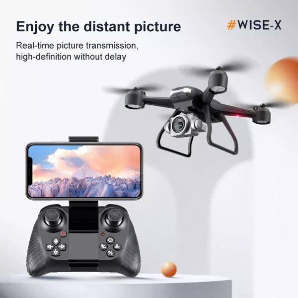 2026 طائرة بدون طيار احترافية بكاميرا مزدوجة HD بدقة 6K، طائرة رباعية RC محمولة بتقنية WiFi FPV، بطاريتان، طائرات بدون طيار مناسبة للبالغين والمبتدئين. يتم إرسال شركة الشحن عشوائيًا عبر UPS&UNI&USPS&GOFO - الصورة 5