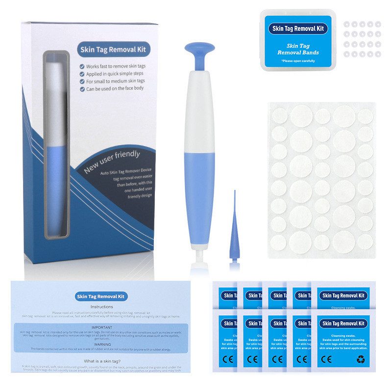 Skin Tag Removal Kit Home Use Mole Wart Remover Micro Band Skin Tag Treatment Tool Easy To Clean Skin Care Tool - Image 8