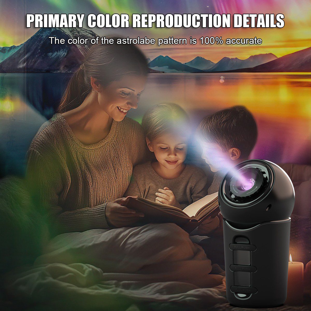 Galaxy Starry Sky Projector Night Light Rotating LED Planetarium Star Lamp UK - Image 10