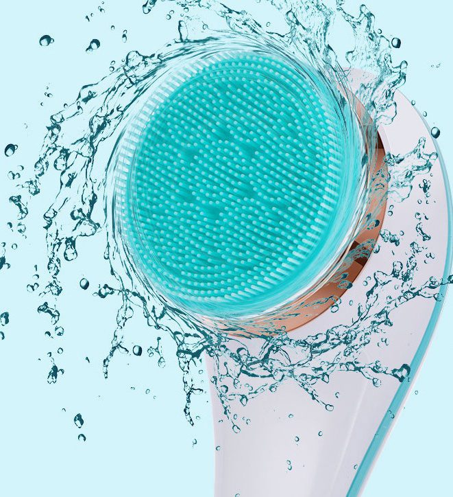 Electric Bath Brush Silicone Back Scrubber USB Rechargeable 2 Speeds Rotating Shower Brush Spa Waterproof Body Cleaning Brush - Image 7