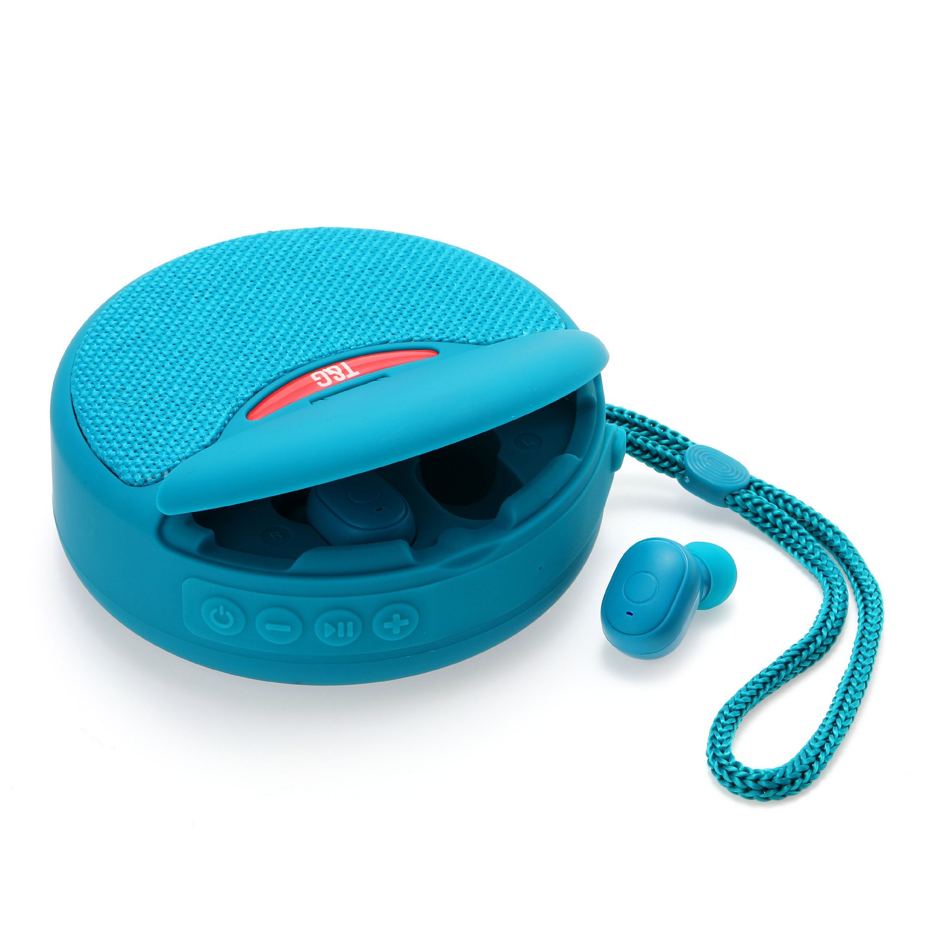 Outdoor Portable Headset Bluetooth Speaker Integrated Wireless 3D Stereo Subwoofer Music Speaker Support TF Card FM Radio - Image 7