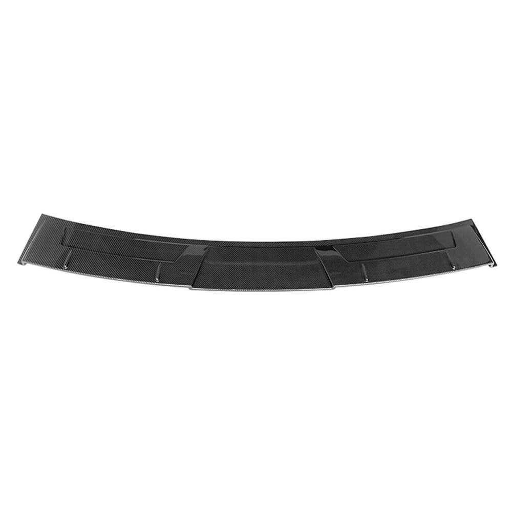 Fits 14-23 Infiniti Q50 V Style Carbon Fiber Print Rear Window Roof Spoiler Wing - Image 5