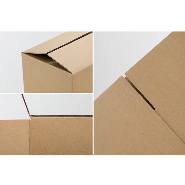 100 Corrugated Paper Boxes 4x4x4' - 10X10X10cm - Yellow - Image 2