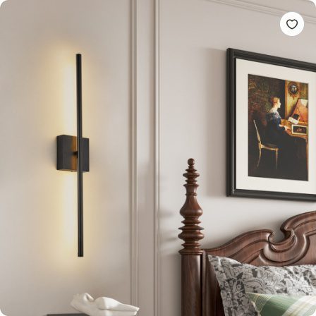 28 2-Pack Modern LED Wall Sconce, Minimalist Indoor Wall Light Fixtures, Black Matte Finish For Living Room, Bedroom, Hallway, Hotel, And Home Decor - Image 4
