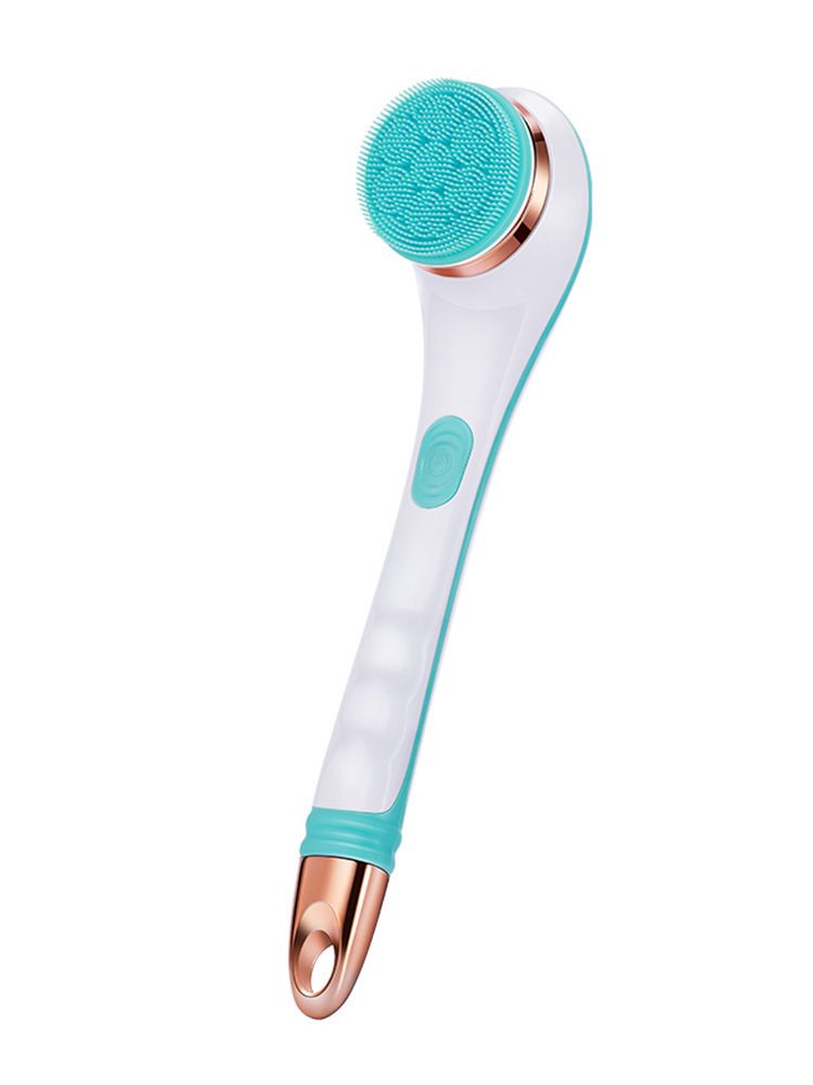 Electric Bath Brush Silicone Back Scrubber USB Rechargeable 2 Speeds Rotating Shower Brush Spa Waterproof Body Cleaning Brush - Image 4