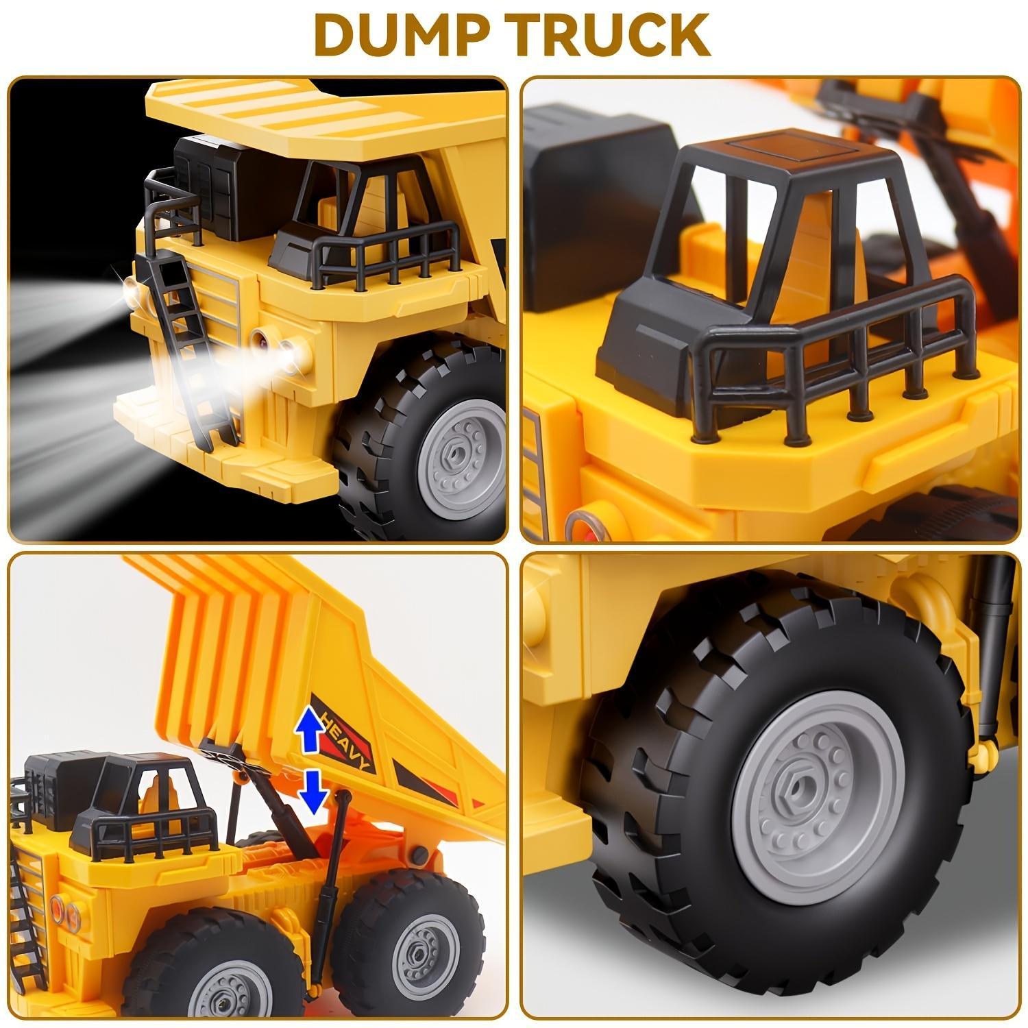 Remote Control Excavator Construction Vehicle Set Educational Construction Toy For Children - Image 9