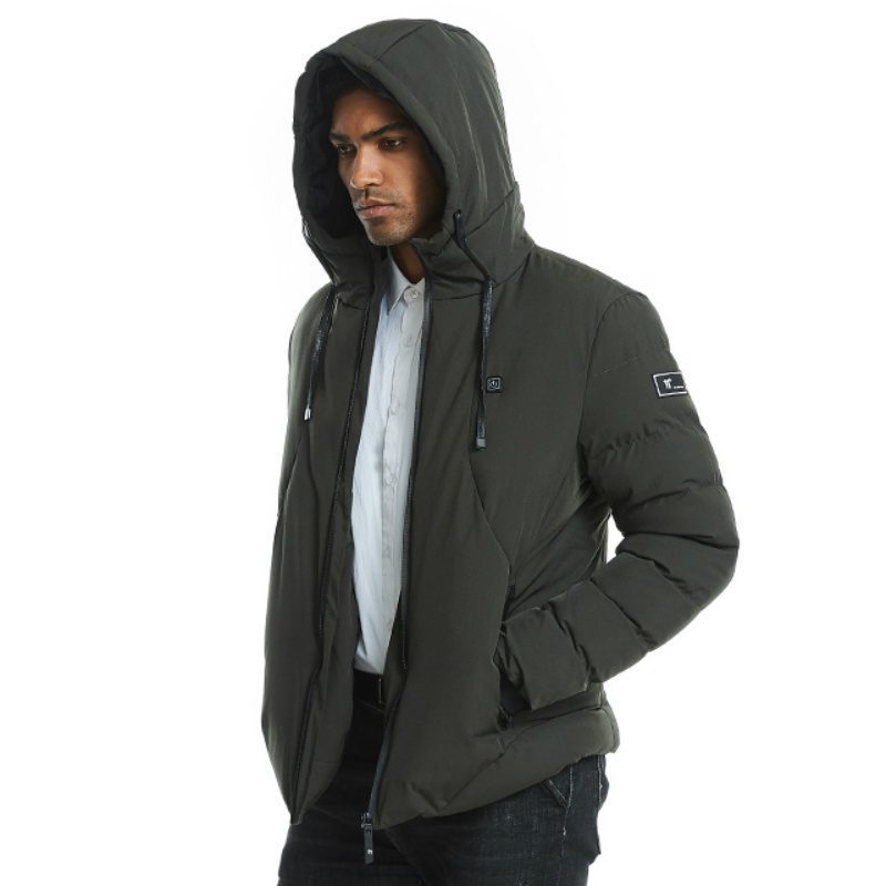 New Men Women Cotton Coat USB Smart Electric Heated Jackets Winter Thicken Down Hooded Outdoor Hiking Ski Clothing 7XL - Image 4