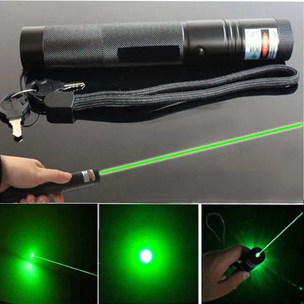 1MW Starker Grüner Laserpointer Outdoor-Lazer-Taschenlampe USB Wiederaufladbar - Image 5
