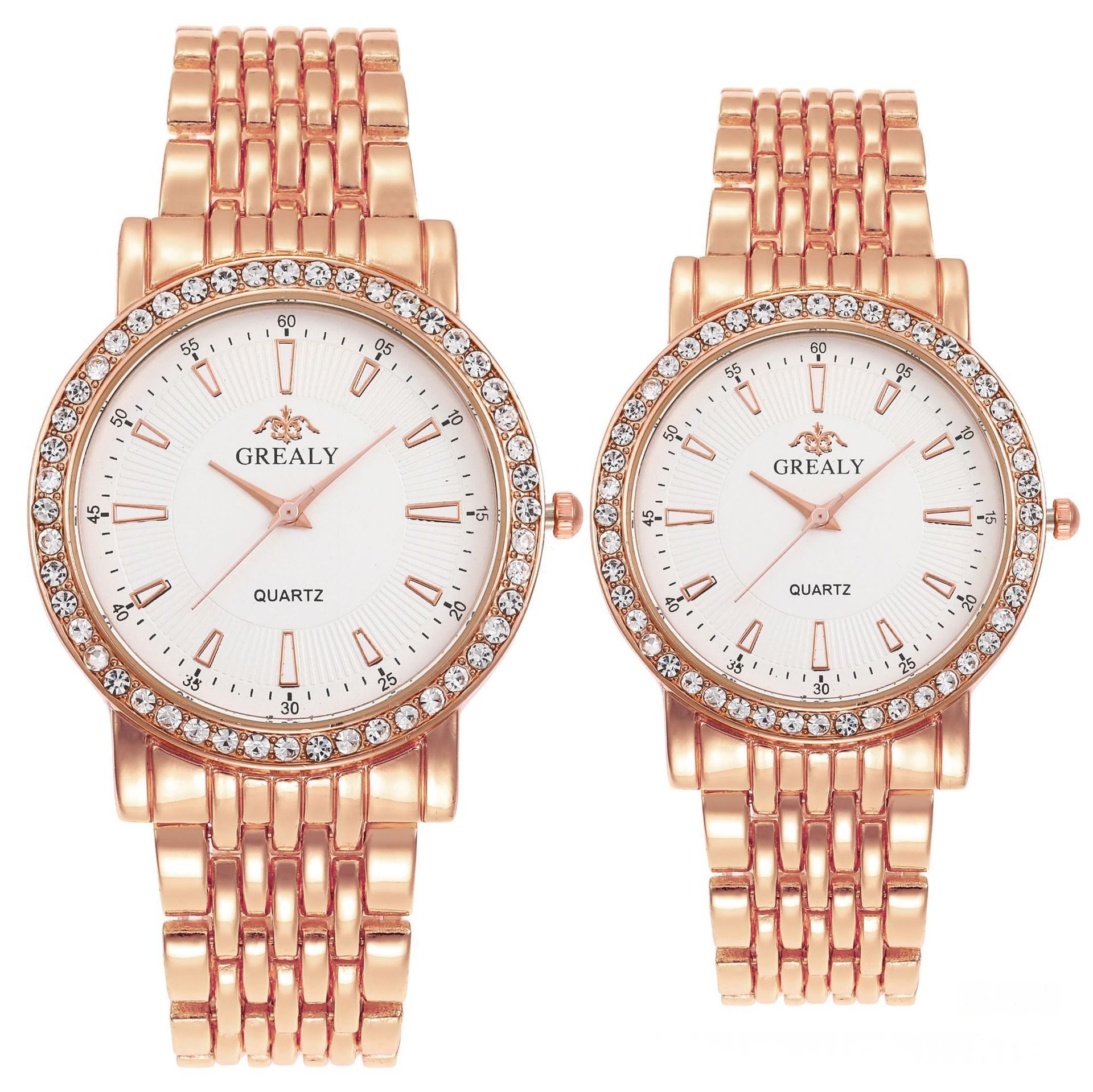 Mens And Womens Quartz Dress Couple Watches Business Gift - Image 2