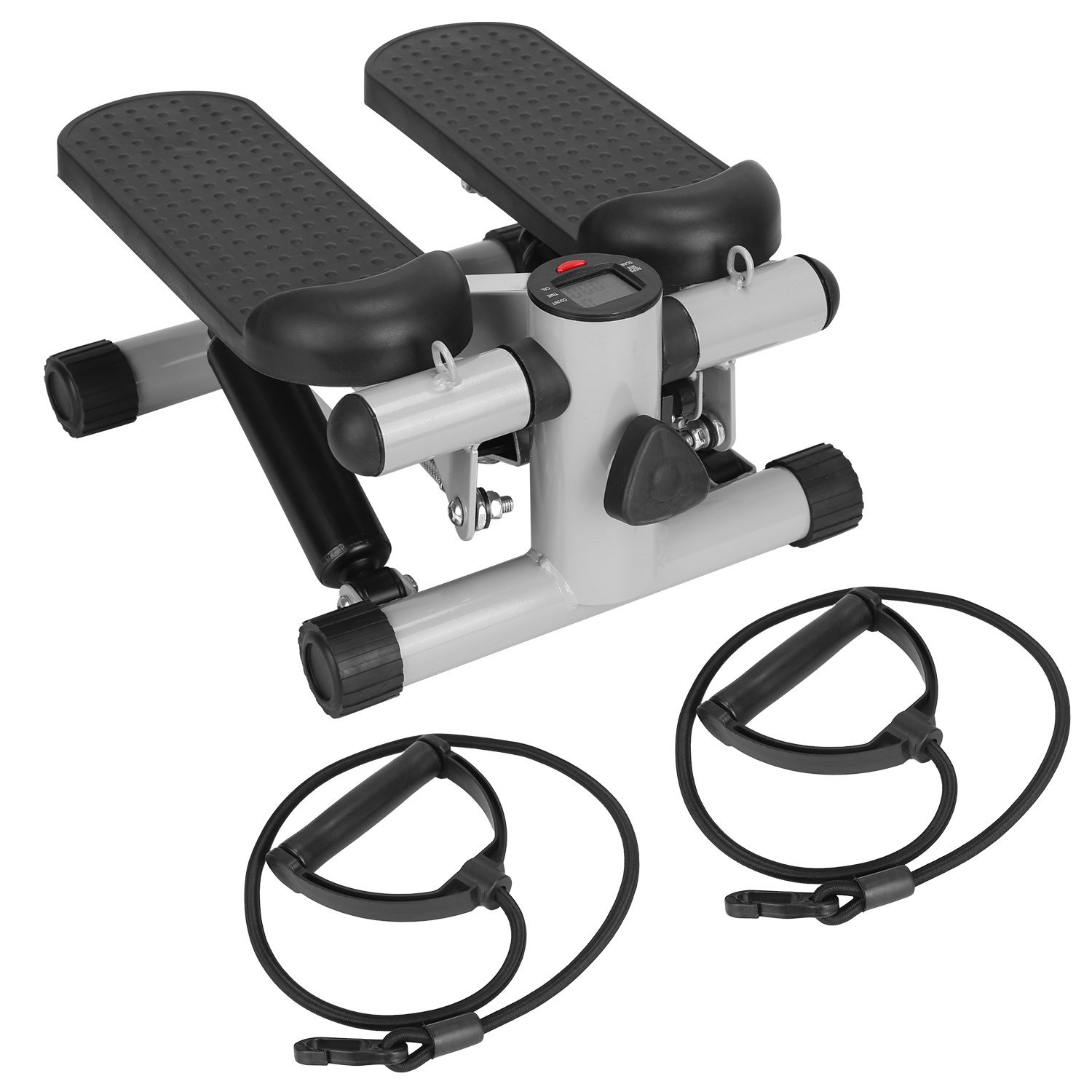Stepper For Exercise Mini Fitness Stepper With 2 Resistance Bands LCD Monitor Max 330.7LBS Load Stair Stepper Quiet Stepper - Image 8