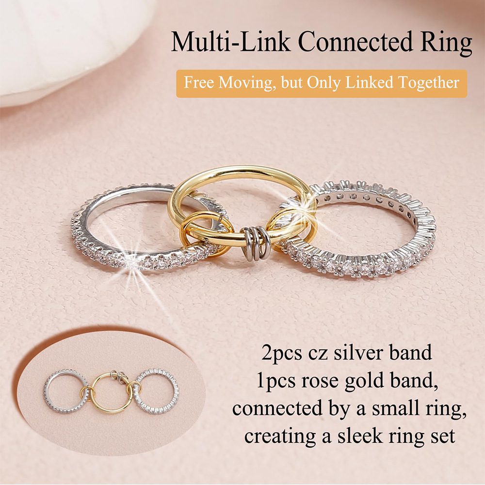 Fashion Diamond Ring Set For Women - Image 3
