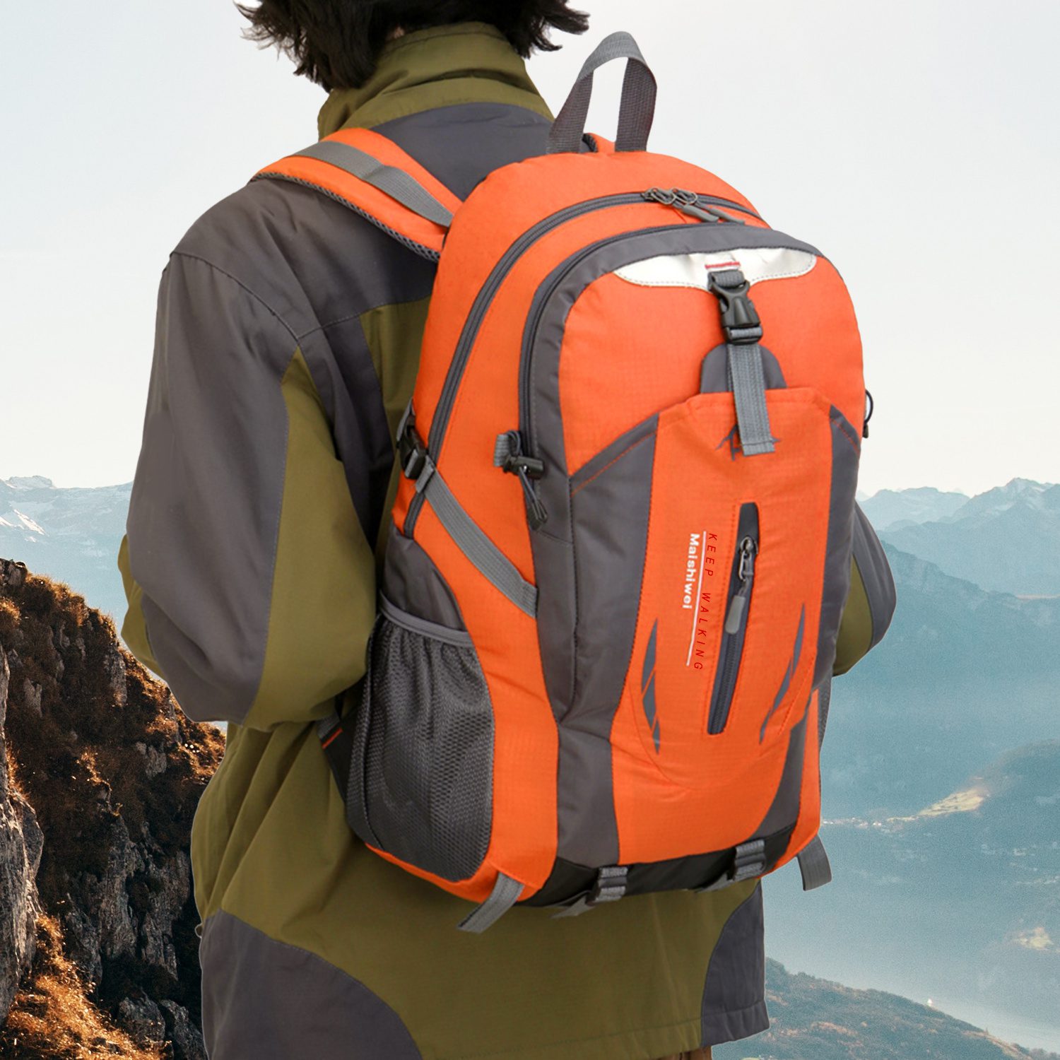 36L Outdoor Backpack Waterproof Daypack Travel Knapsack - Image 8