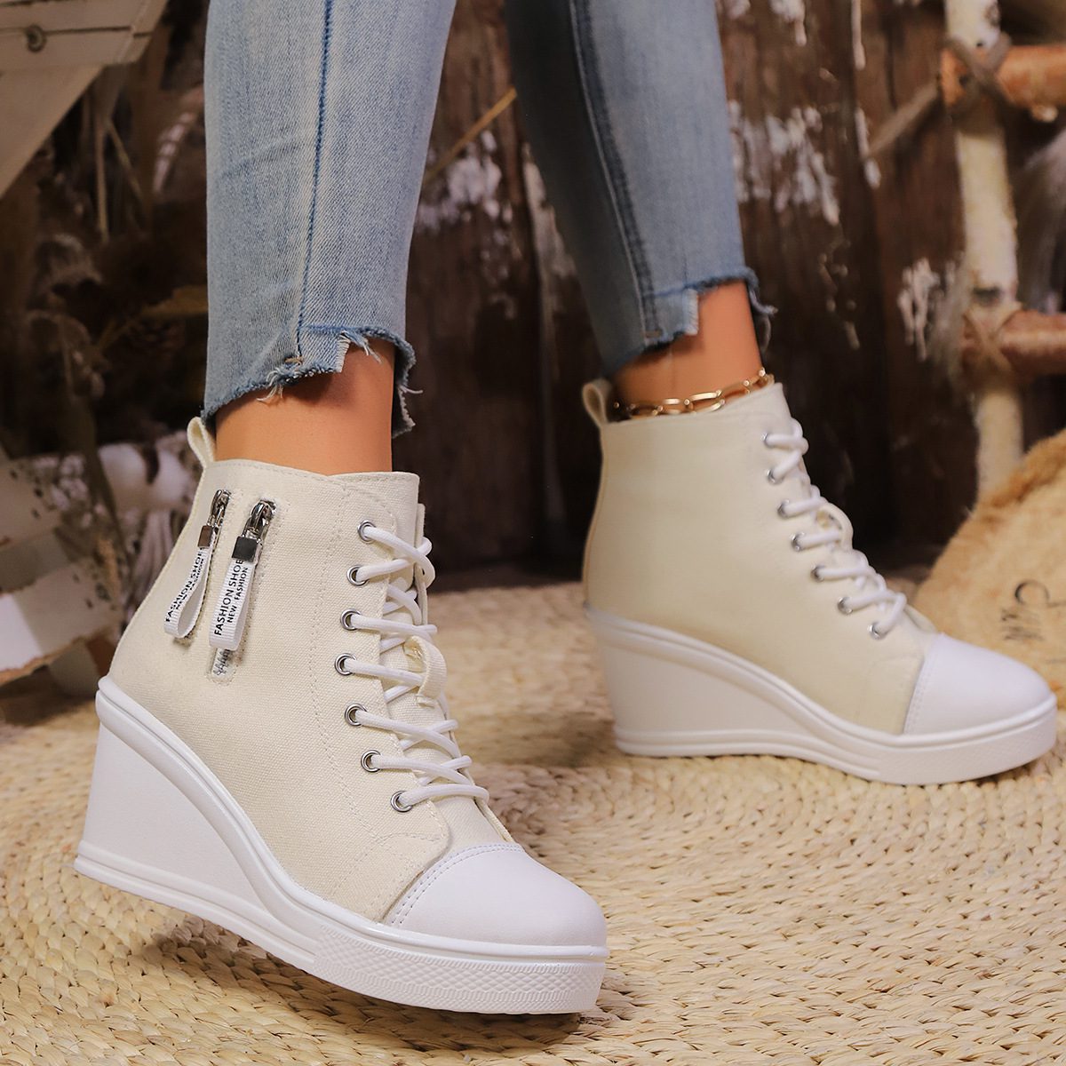 Womens Plus-size Thick-soled Casual All-match Shoes - Image 6