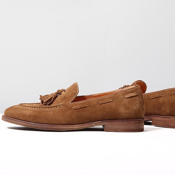 British-style Suede Tassel Suede Loafer Shoes - Image 2