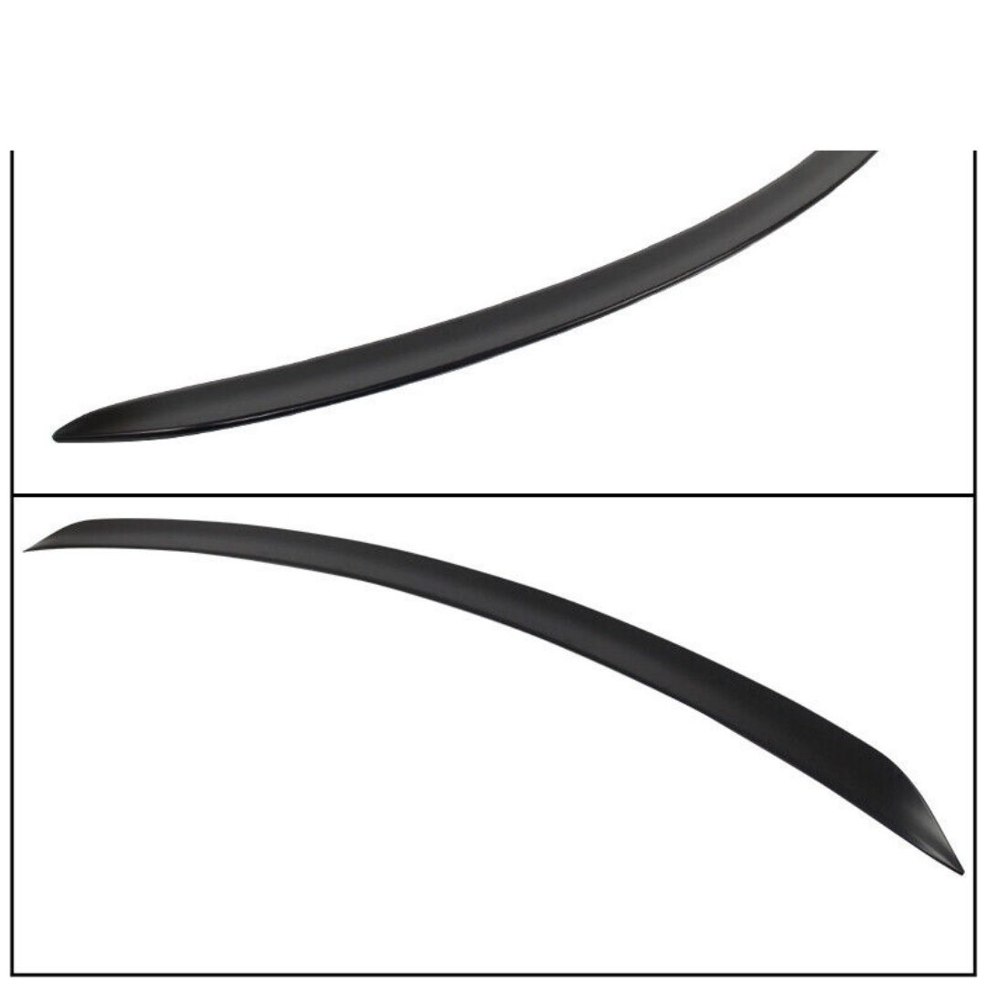 E Class W213 Sedan AMG Unpainted Rear Trunk Spoiler - ABS - Image 4