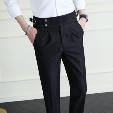 Summer Business Straight-fit Casual Pants For Men