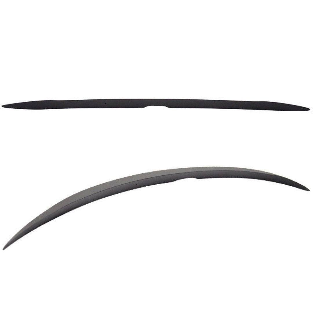 Sedan Rear Trunk Spoiler OE Style ABS Unpainted Black - Image 4