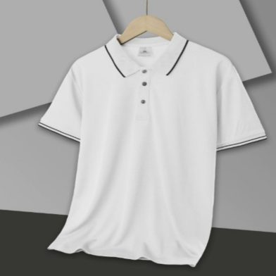 Men's Polo Shirt With Lapel Collar Top