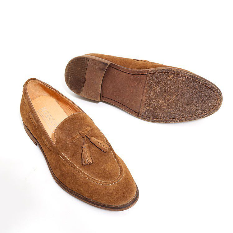 British-style Suede Tassel Suede Loafer Shoes - Image 5
