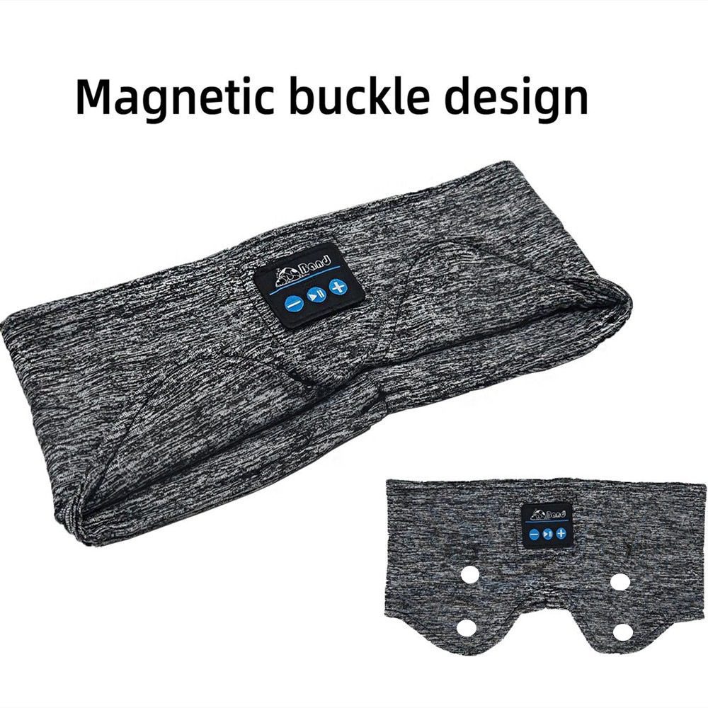 Headscarf Eye Mask Dual-use Music Headset Bluetooth Hair Band Sleeping - Image 2