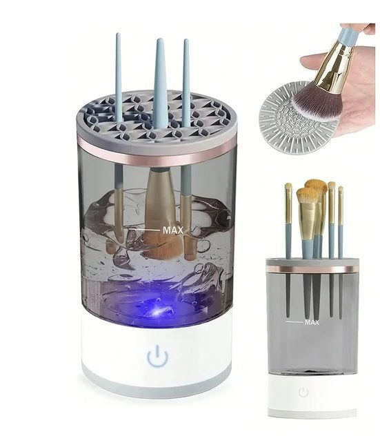 Automatic Brush Cleaner Electric Makeup Brush Cleaning Machine Fast Clean Dryer - Image 5