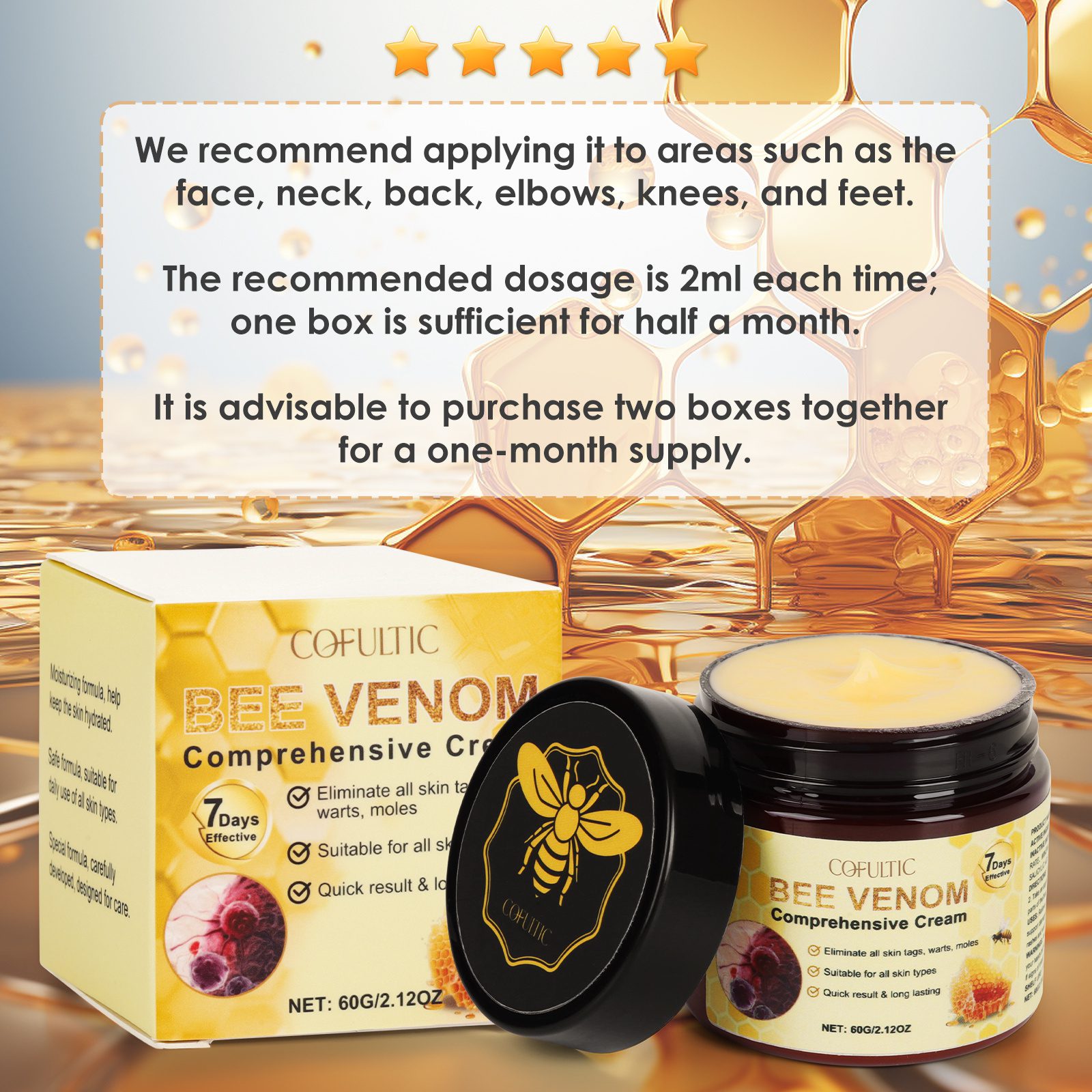 Cofutic Skin Care Cream Gentle Hydrating Smooth Delicate And Moisturizing Skin Daily Nourishing Body Cream - Image 6