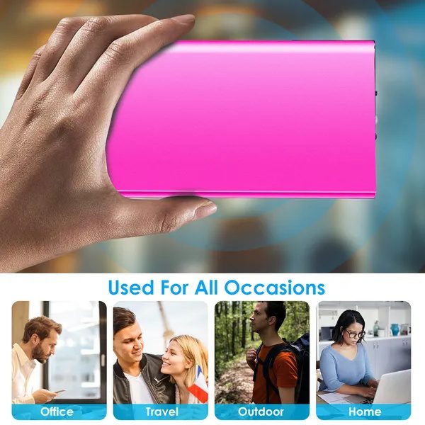 20000mAh Power Bank Ultra-thin External Battery Pack Phone Charger - Image 3