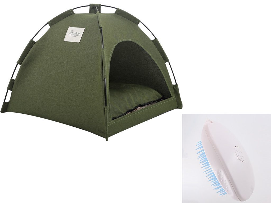 Cat Tent Cooling Mat Dog House Pet Sofa Camping Dog Bed With Cushion For Dog Kennel Indoor Cat Nest Cat Bed Pets Products - Image 8