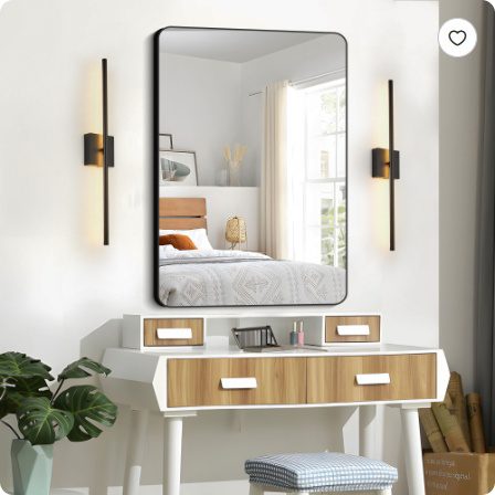 28 2-Pack Modern LED Wall Sconce, Minimalist Indoor Wall Light Fixtures, Black Matte Finish For Living Room, Bedroom, Hallway, Hotel, And Home Decor - Image 5
