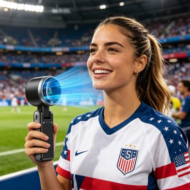 3 IN 1 Portable Handheld Turbo Fan, 5 Gear Wind,2500mAh Battery,World Cup USA Soccer Fan Portable Fan For Stadium Games