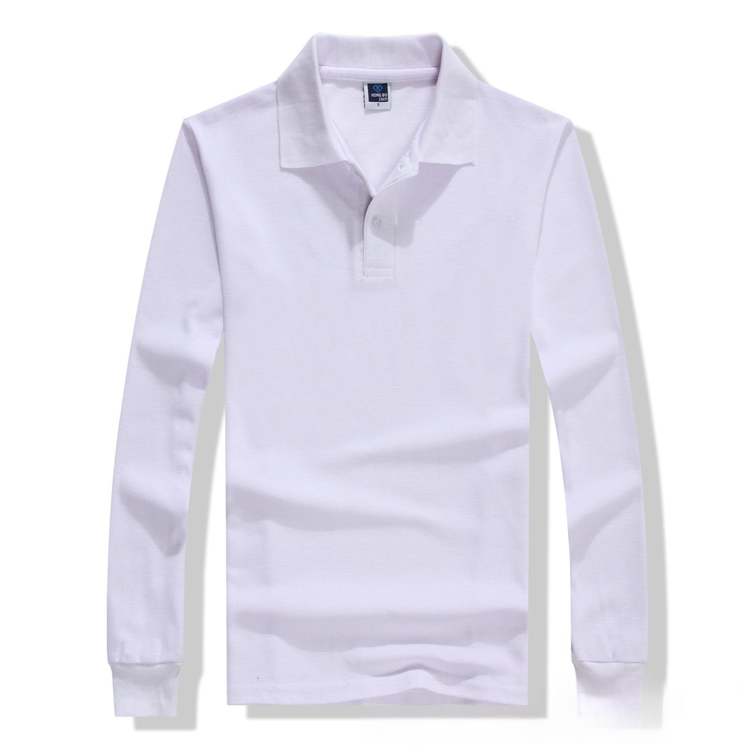 Crew-neck Collared Mens Advertising Shirt - Image 2