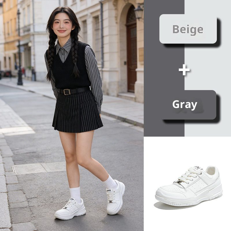 Chunky-soled Casual Versatile Flat Womens Shoes - Image 2