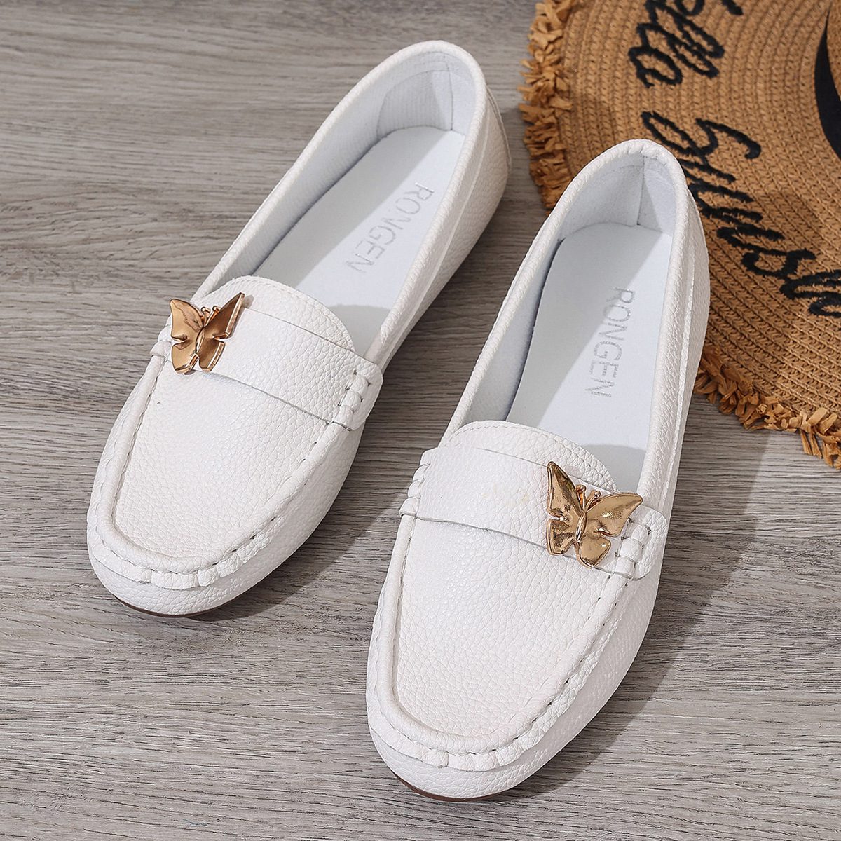 New Korean-style Round-toe Slip-on Loafers - Image 6