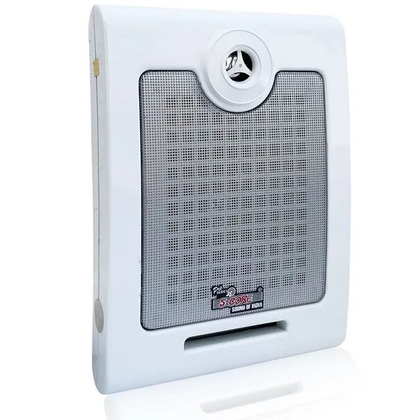 مكبرات صوت خارجية من 5 CORE، مكبر صوت ستيريو جداري 500W Peak سلبي، قابل للتركيب، سلكي مقاوم للماء لنظام صوت الفناء والمنزل والجراج والداخل والخارج - Bocinas Para Casa - Window