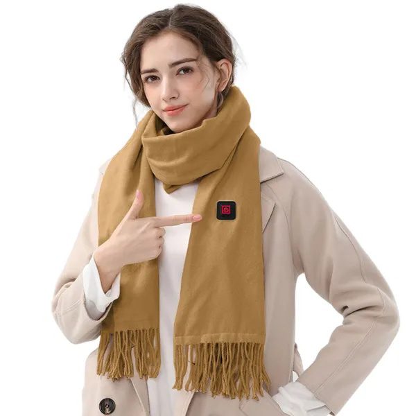 Electric Heated Winter Scarf USB Heating Neck Wrap Unisex Heated - Image 2