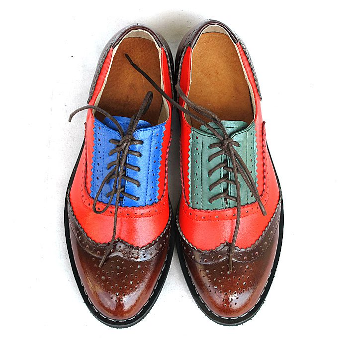 British Style Shoes Oxford Shoes Brock Women's Shoes Flat Shoes - Image 3