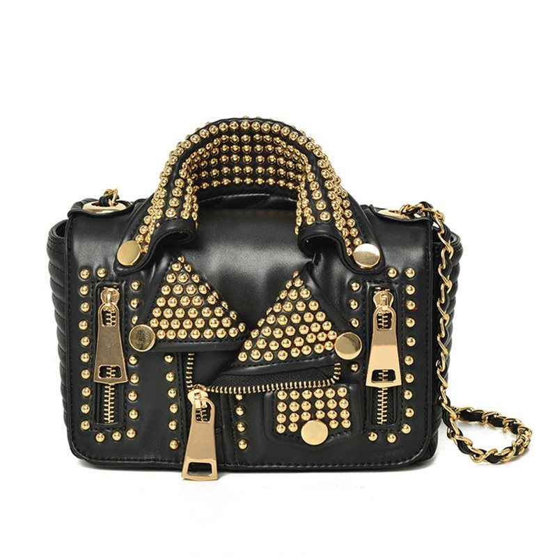 Summer Female Bag Personalized Clothes Bag Rivet Bag - Image 2