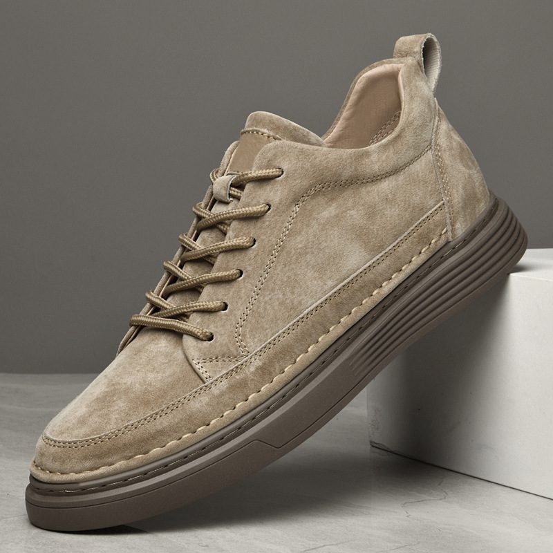 Plus Size Fleece-lined Inner Height Increasing Board Shoes Male - Image 2